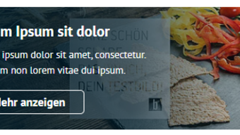 Klappboxen Vorspeise mit Brot, Tomaten, Käse und Gemüse auf schwarzem Teller