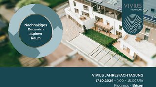 News Costruzione sostenibile in ambiente alpino evento il 17.10.2025 a Bressanone